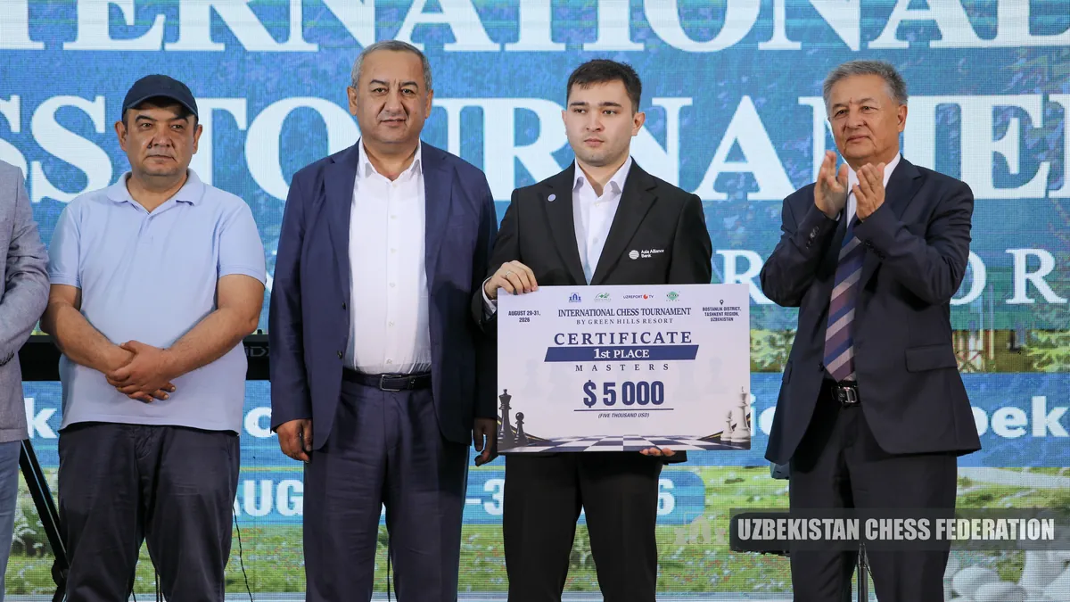 Awards ceremony · 31 August